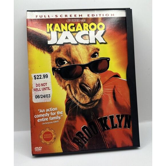 Kangaroo Jack (DVD, 2003, Full Screen Edition) Jerry O'Connell Anthony Anderson - Picture 1 of 3